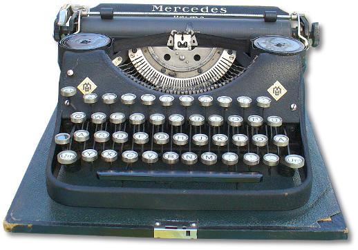 Schreibmaschine Mercedes Prima
